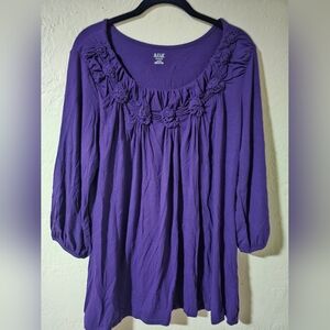 A.n.a Purple Shirt NWT